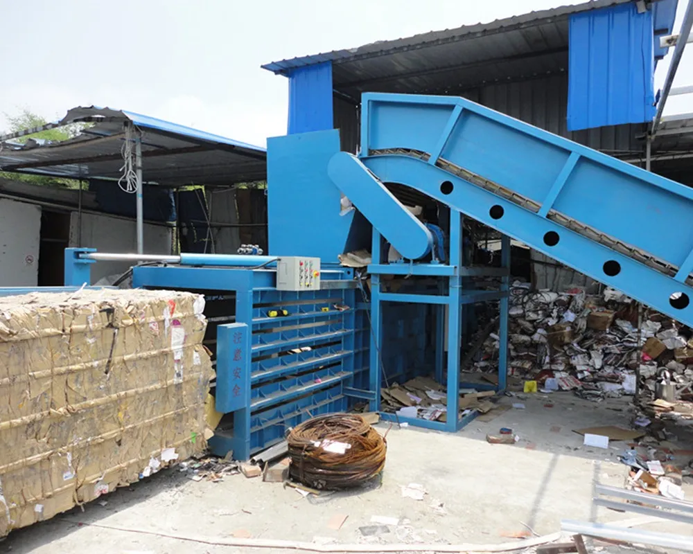 Semi automatic baling machine